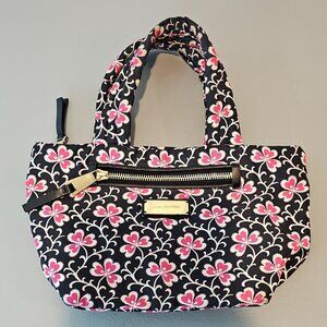 Juicy Couture Black and Pink Floral Tote